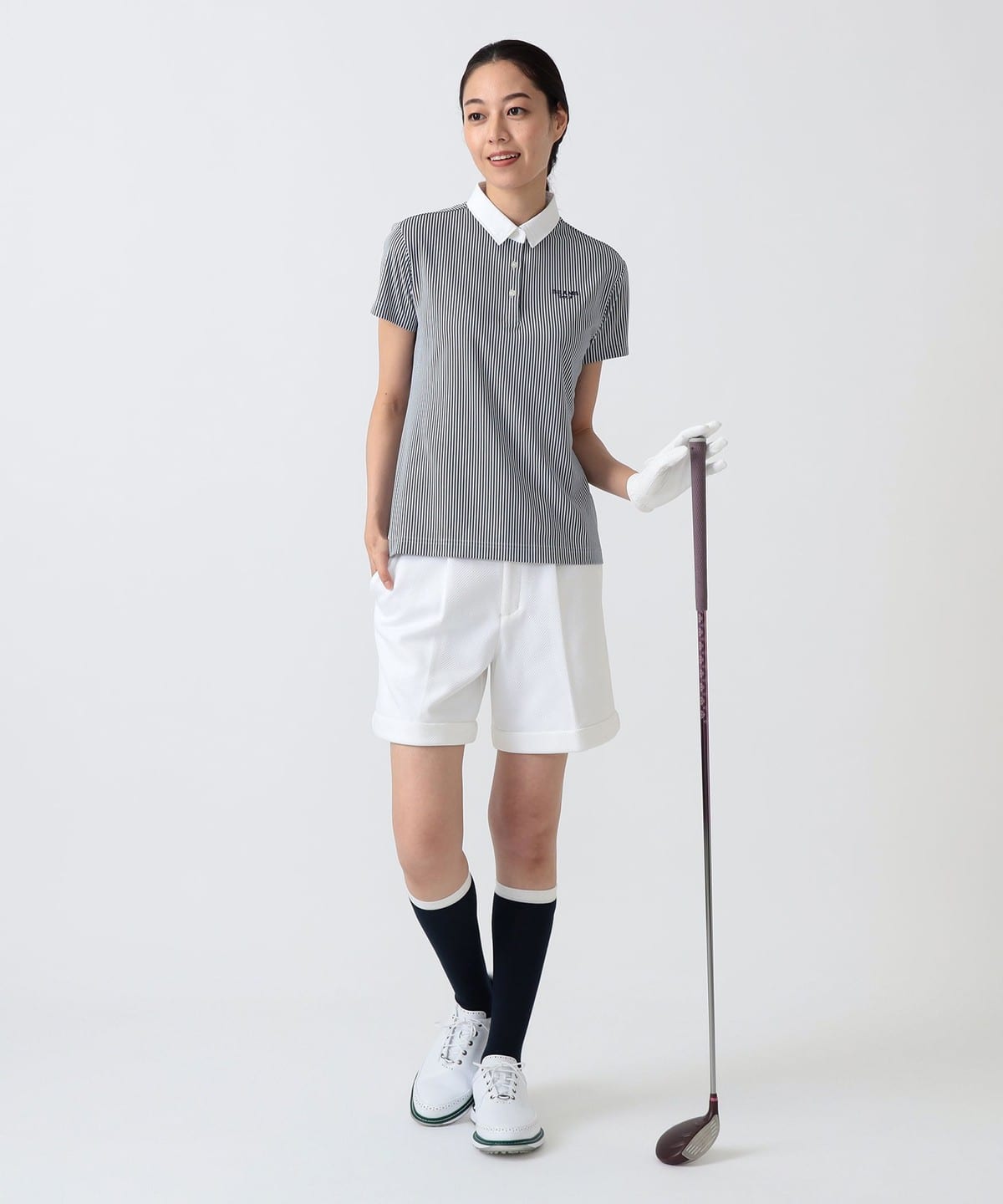 BEAMS GOLF（ビームス ゴルフ）PURPLE LABEL / バイヤス柄織り 裾