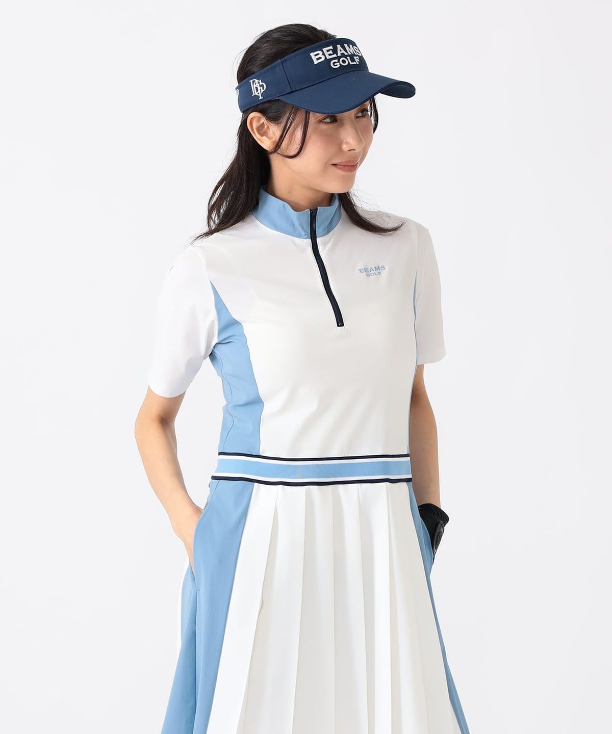 BEAMS GOLF（ビームス ゴルフ）PURPLE LABEL / 切替プリーツ