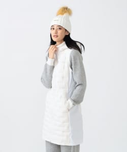 PURPLE LABEL / 接結ダウン 切替ワンピース