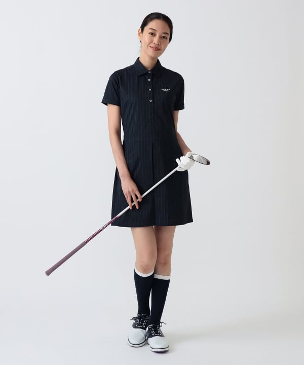 PURPLE LABEL / ストライプ シャツワンピース