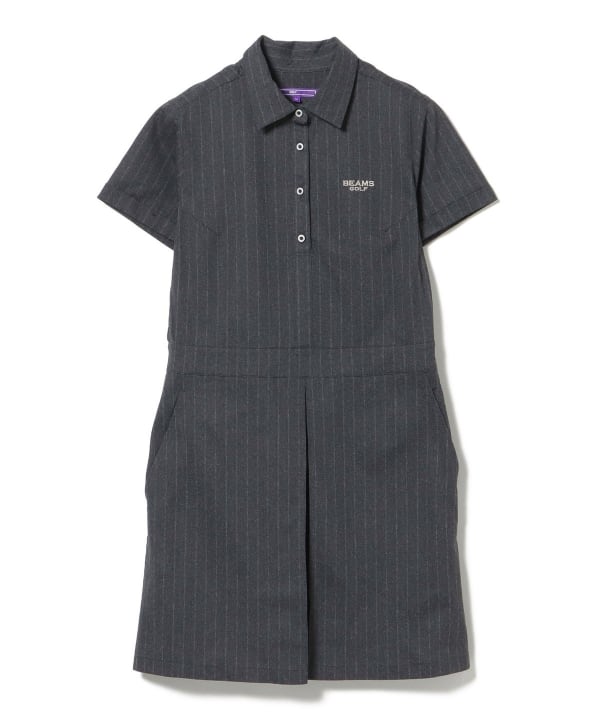 PURPLE LABEL / ストライプ シャツワンピース