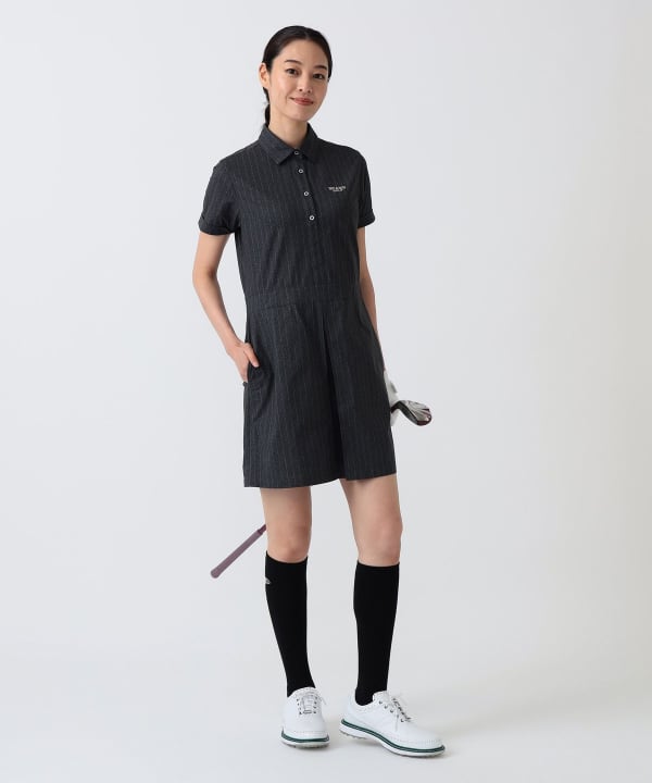 PURPLE LABEL / ストライプ シャツワンピース