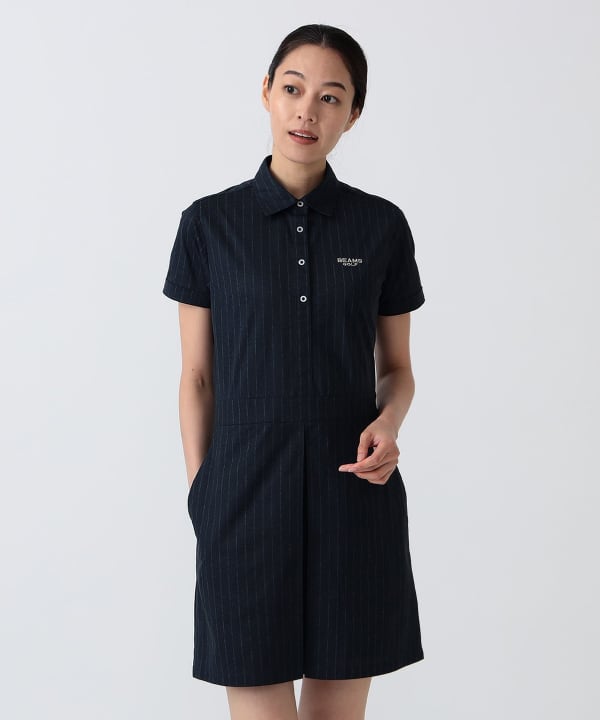 PURPLE LABEL / ストライプ シャツワンピース