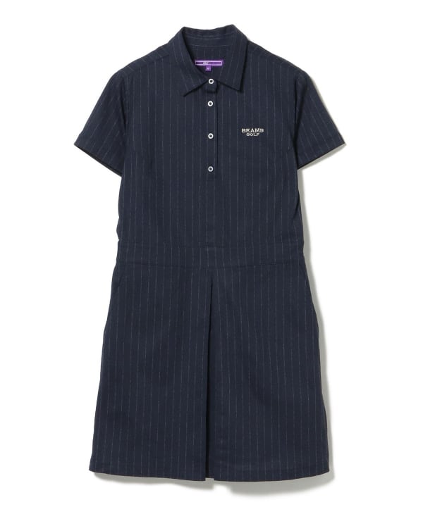 PURPLE LABEL / ストライプ シャツワンピース