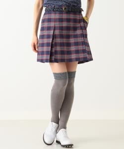 BEAMS GOLF PURPLE LABEL / チェック プリーツ スカート