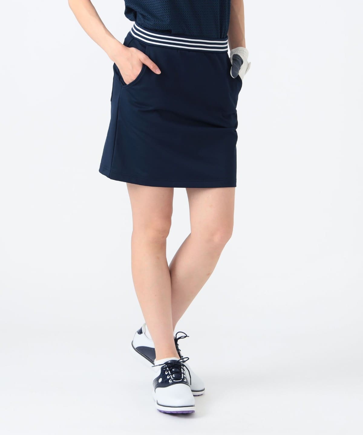 PURPLE LABEL / ミニ裏毛 ウエストリブ スカート スカート WOMEN NAVY L PURPLE LABEL / ミニ裏毛 ウエストリブ スカート スカート WOMEN NAVY L