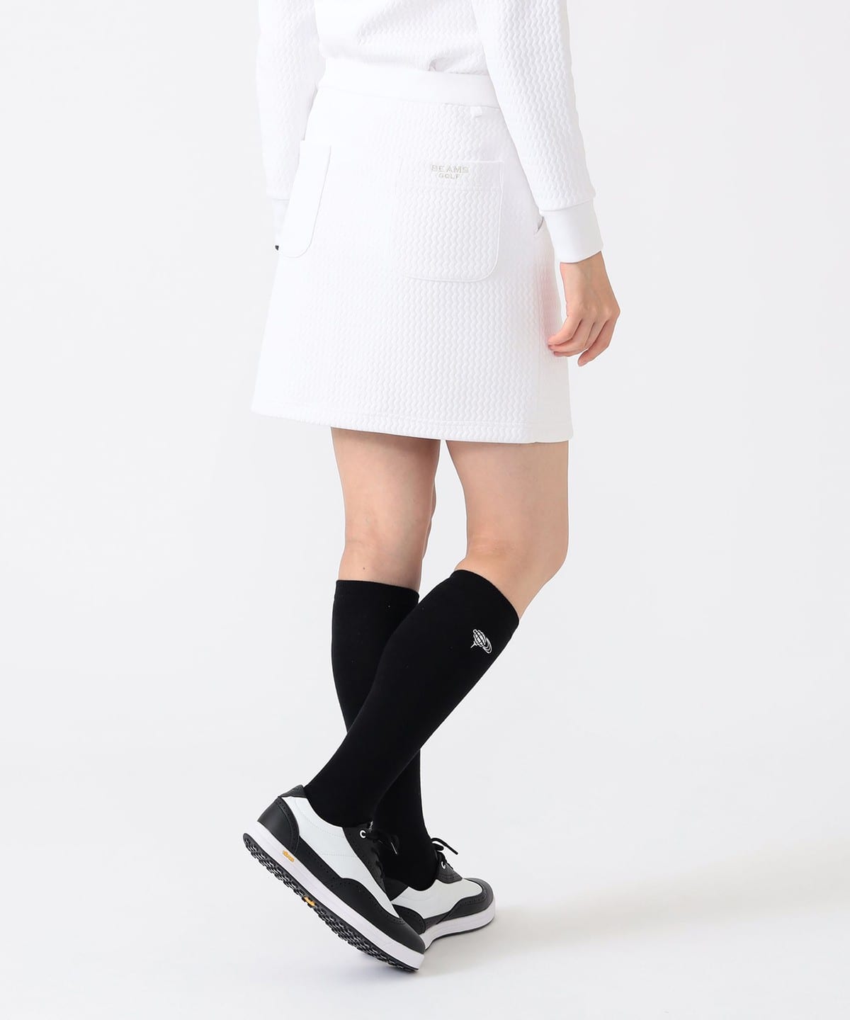 PURPLE LABEL / ストレッチ ウェーブキルト スカート スカート WOMEN WHITE M