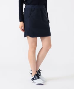 PURPLE LABEL / 切り替え ワッフルフリース スカート