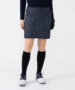 PURPLE LABEL / 幾何学柄 ニットスカート