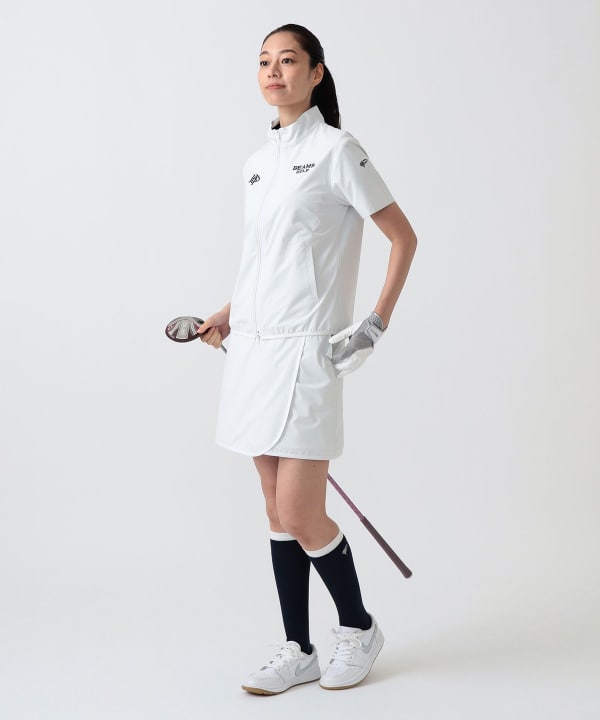 PURPLE LABEL / スフィダンテ 撥水 巻きスカート Model：H172 B75 W58 H84　Size：M