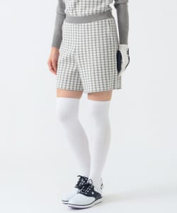 PURPLE LABEL / ハウンドトゥース ニット キュロットパンツ