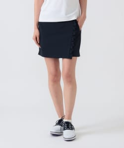 PURPLE LABEL / ストレッチ フリル ラップキュロット