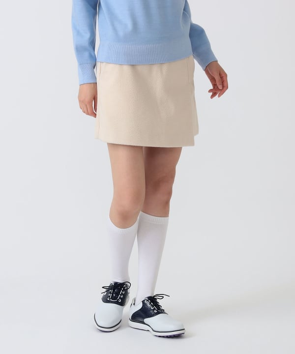 PURPLE LABEL / ヘリンボーン ラップキュロット Model：H172 B75 W58 H84　Size：M