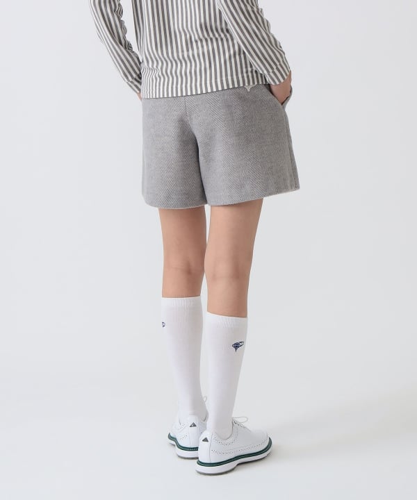 PURPLE LABEL / ヘリンボーン ラップキュロット Model：H172 B75 W58 H84　Size：M