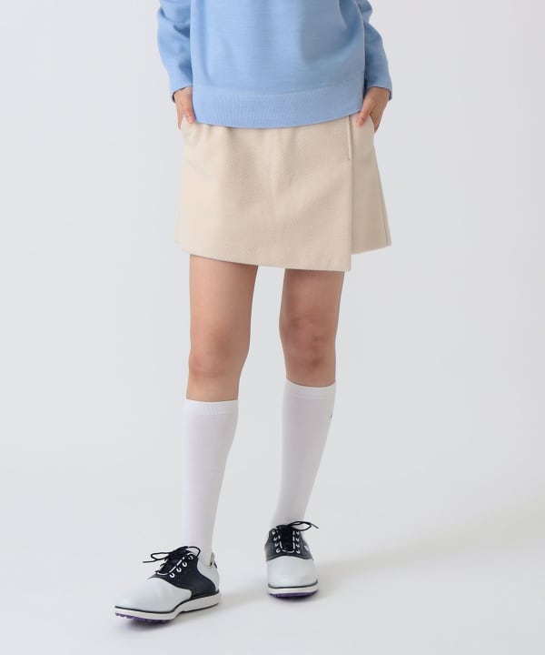 PURPLE LABEL / ヘリンボーン ラップキュロット Model：H172 B75 W58 H84　Size：M
