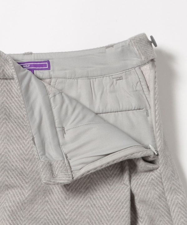 PURPLE LABEL / ヘリンボーン ラップキュロット