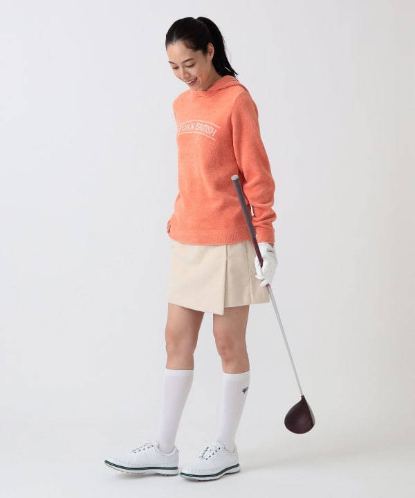 PURPLE LABEL / ヘリンボーン ラップキュロット Model：H172 B75 W58 H84　Size：M