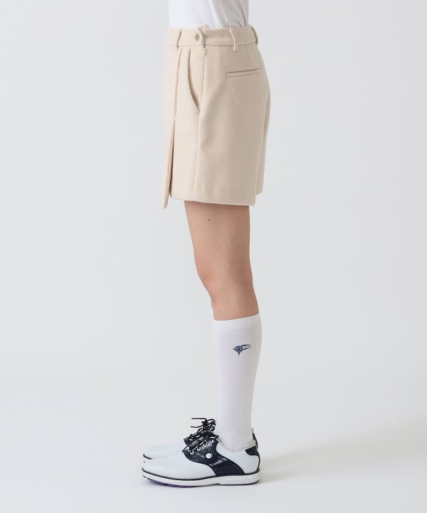 PURPLE LABEL / ヘリンボーン ラップキュロット Model：H172 B75 W58 H84　Size：M