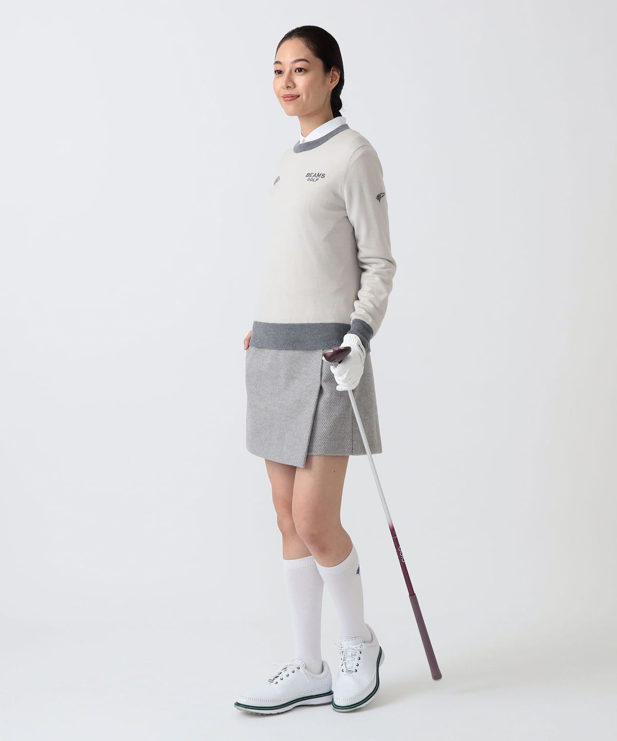 BEAMS GOLF（ビームス ゴルフ）PURPLE LABEL / ヘリンボーン ラップ