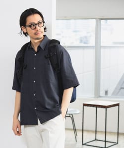 ツイル レギュラーカラー ショートスリーブ シャツ