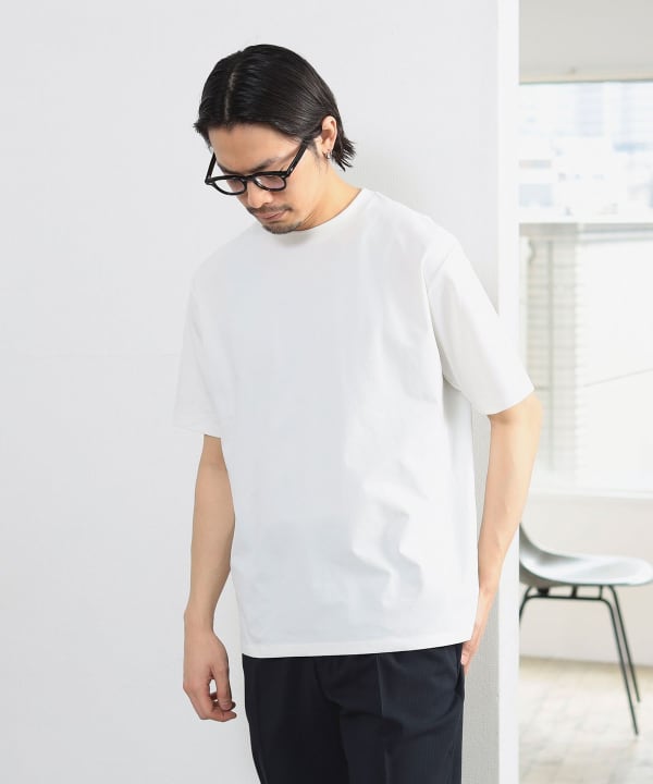 B:MING by BEAMS（ビーミング by ビームス）スラブ クルーネック T