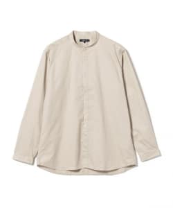 ▲B:MING by BEAMS / リラックスフィット ツイル バンドカラー シャツ