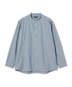 ▲B:MING by BEAMS / リラックスフィット シャンブレー バンドカラー シャツ