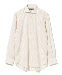 ▲B:MING by BEAMS / COOLMAX(R) キャンディーストライプ カッタウェイカラー シャツ