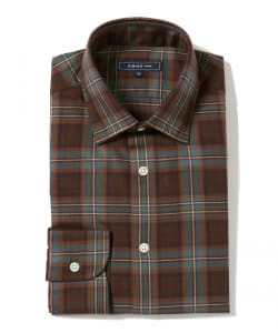 ▲B:MING by BEAMS / ツイル チェック レギュラーカラー シャツ