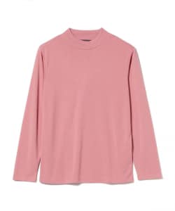 ▲ モックネック ロングスリーブ Tシャツ