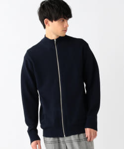 ▲B:MING by BEAMS / ミドルゲージ ハイネック フルジップ　ニット 20