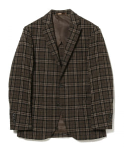 ▲B:MING by BEAMS / RE:NEWOOL(R) チェック ジャケット