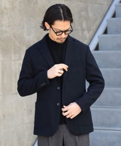 ▲B:MING by BEAMS / NOMAD RE:NEWOOL(R) カルゼ 2ボタン ジャケット 23AW