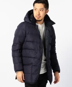 ▲B:MING by BEAMS / “河田フェザー” 衿コーデュロイダウンブルゾン