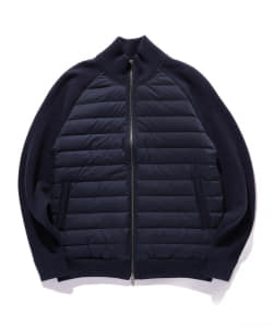 ▲B:MING by BEAMS / フレンチダウン ニットコンビ ブルゾン