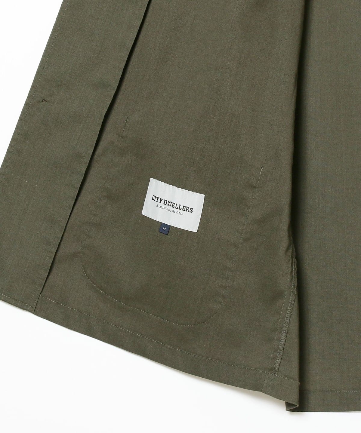 【OLIVE】B:MING by BEAMS / CITY DWELLERS ラミー*SOLOTEX(R)カバーオール ジャケット (セットアップ対応) B:MING by BEAMS（ビーミング by ビームス）CITY DWELLERS ラミー