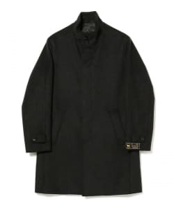 ▲B:MING by BEAMS / 防風 タスマニアウール ブレンド メルトン スタンドカラーコート 22AW