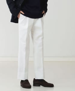 NOMAD チノ ストレッチ 1プリーツ スラックス