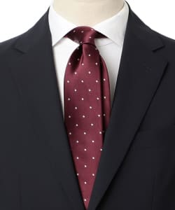 ▲B:MING by BEAMS / シルク ドット ネクタイ