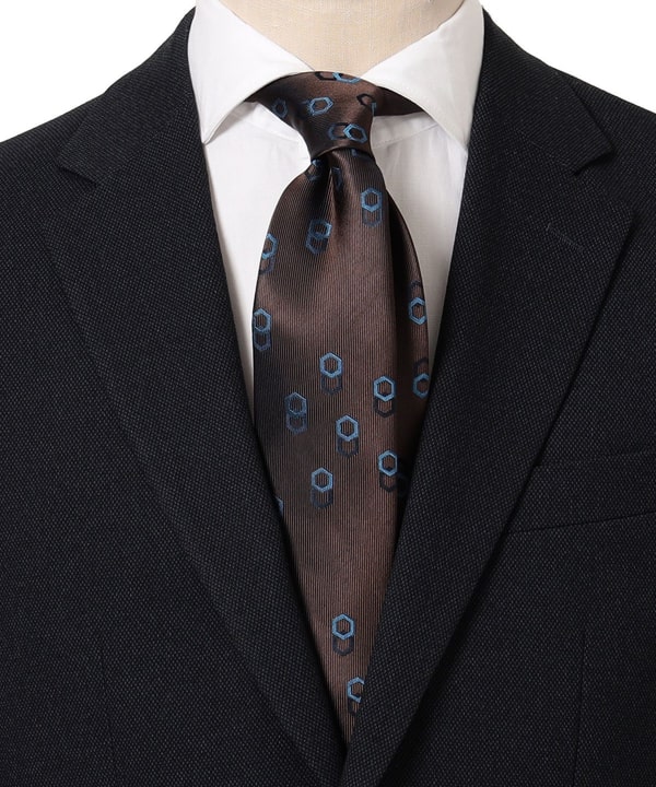 B:MING by BEAMS（ビーミング by ビームス）シルク 小紋柄 ネクタイ②