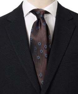 シルク 小紋柄 ネクタイ② 23AW