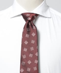 ▲B:MING by BEAMS / シルク 小紋柄 タイ