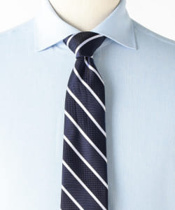 ▲B:MING by BEAMS / シルク ストライプ ネクタイ ②