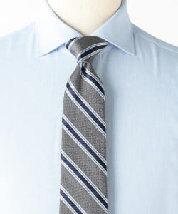 ▲B:MING by BEAMS / シルク ストライプ ネクタイ ②