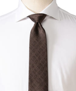 ▲B:MING by BEAMS / シルク チェック ネクタイ