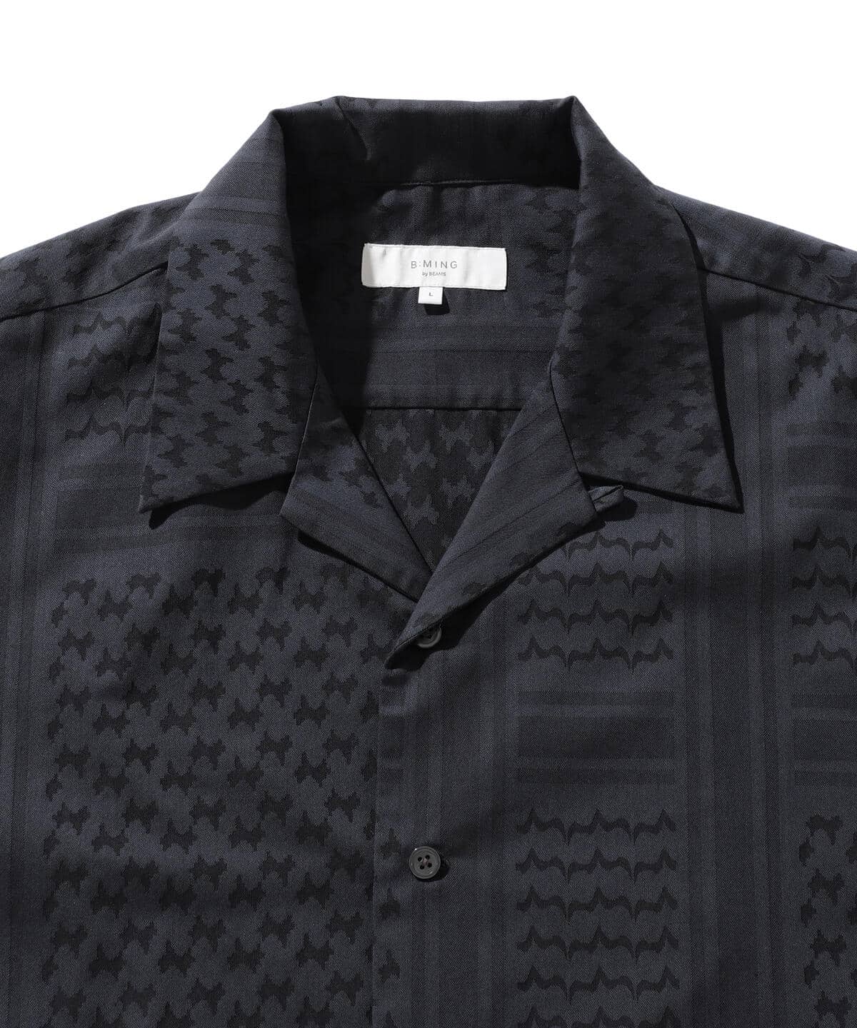 B:MING by BEAMS B:MING by BEAMS pattern open collar shirt (shirts, blouses,  casual shirts) available at BEAMS