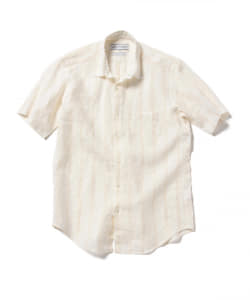 ▲B:MING by BEAMS / リネン レギュラーカラー ショートスリーブシャツ