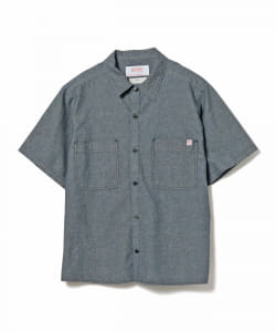 ▲UNIVERSAL OVERALL × B:MING by BEAMS / 別注 デニム オープンカラーシャツ