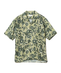 B:MING by BEAMS / 男裝 植物花紋 開領 短袖 襯衫