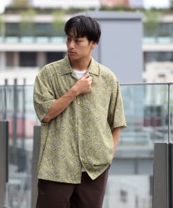 B:MING by BEAMS / 男裝 變形蟲紋 開領 襯衫